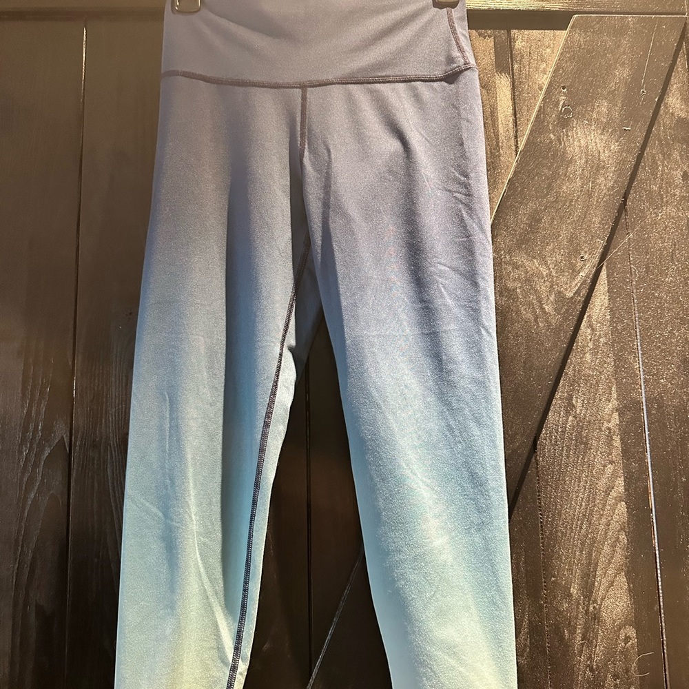 Aerie Womens Blue Ombre Leggings